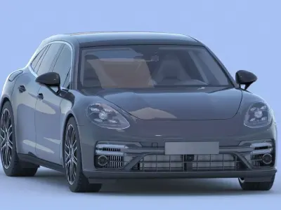Porsche Panamera Car 3D model