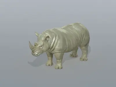 Rhinoceros Low-poly 3D model
