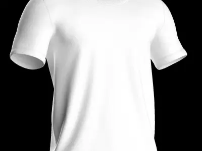 Male tshirt Free 3D model
