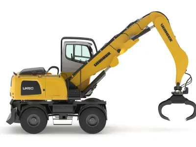 Liebherr LH 50 M Timber Litronic 3D model