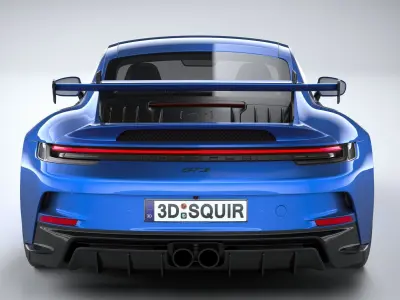 Porsche 911 GT3 2022 3D model
