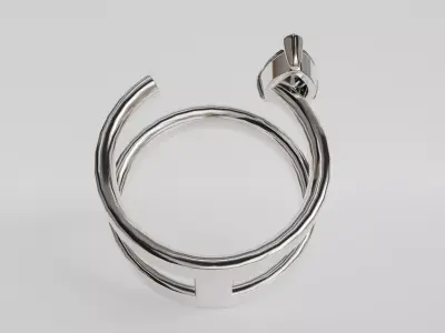 double ring 3D print model