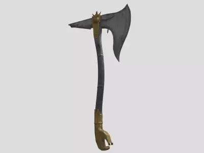 Ancient War Axe 3D model