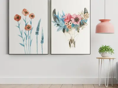 Photo Frame 51 Low-poly 3D model