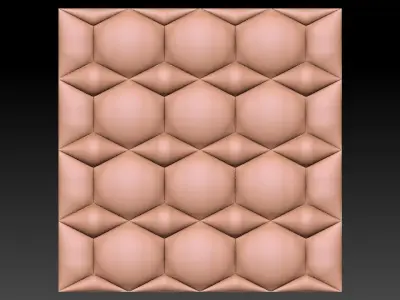 3D WALLPANEL 600MM x 600MM 3D model shop
