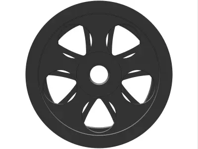 Weds Kranze LXZ 164 RIMS FOR HOTWHEELS 3D print model 3D print model