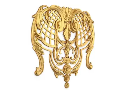 Classic decor ornament 122 3D model
