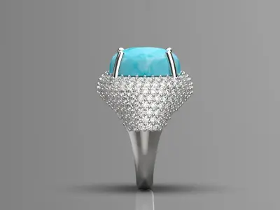 luxury diamond ding jr00046 3D print model