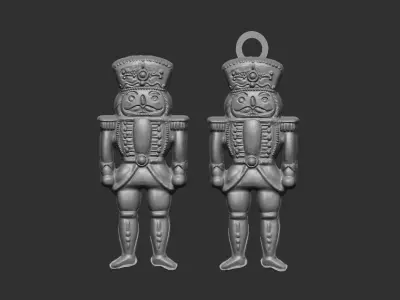 nutcracker 2 tree decor  3D print model