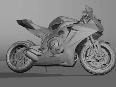Honda CBR 1000RR Motorcylce 3D model Blender 3D model