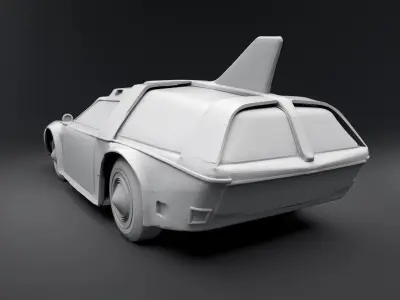 Spectrum Patrol Car Scale 3D print model