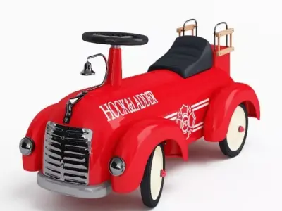 Red Toy Truck 3D model