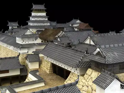 CHINEES HUTS 3D model