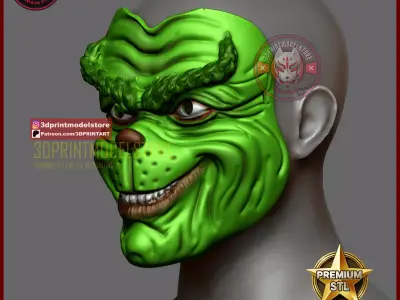 The Grinch Mask - Cosplay Props Merry Christmas 3D print model