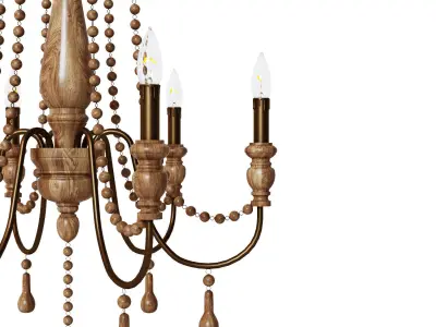 Jamie Young Home Accents Chandelier 3D model