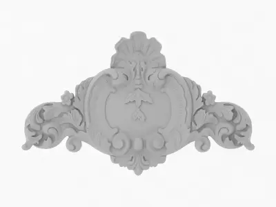 Cartouche Ornament 012 3D model