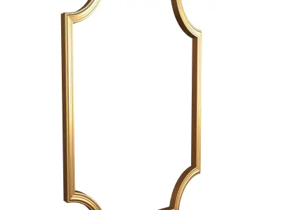 Frame Mirror Ornamental Gergian NeoClassic Vol 04 3D model