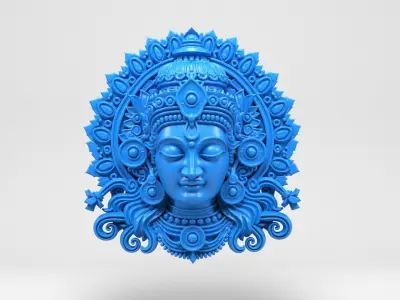 Wall Buddha 3D print model