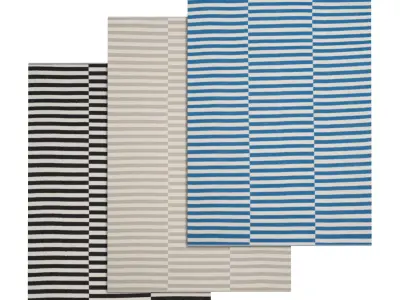 Rug Set 321 3D model