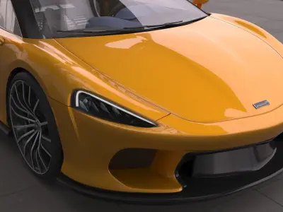McLaren GT 2020 3D model