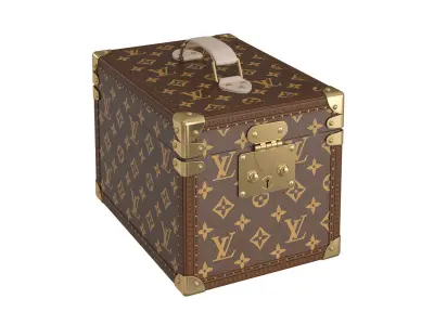 Louis Vuitton Suitcases 3D model