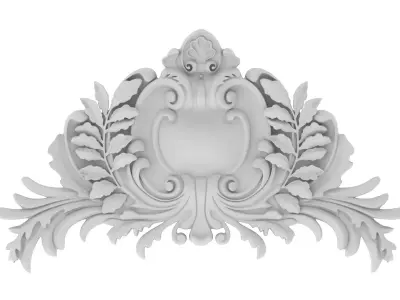 Cartouche Ornament 041 3D model