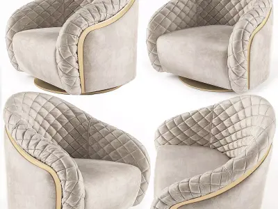 Portofino armchair by Cantori  3D model