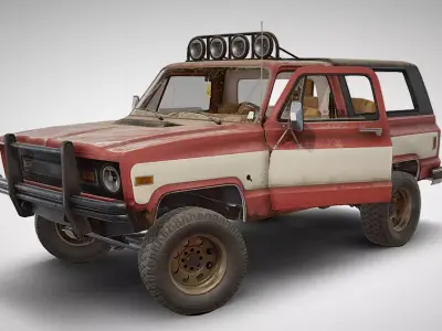 PUBG Pick Up 3d model 3D model