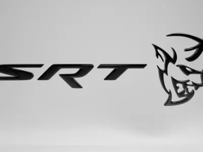 SRT demon logo 3D model