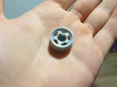 WORK MEISTER style 20mm Mini-Z wheels 3 offsets 3D print model