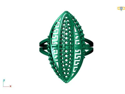 Women Ring STL Womens Ring 3d models 3D print model 3D print model 6