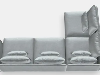 SODERHAMN Corner sofa 4-seat 2 3D model