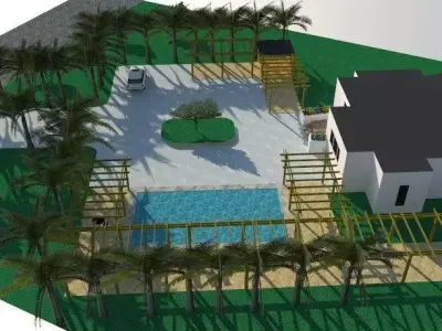 villa project 3D model