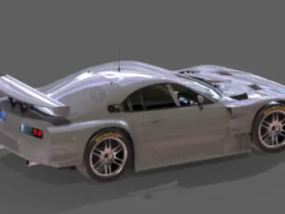 3D Supra car model 3D model
