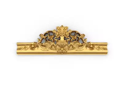 Classic decor ornament carved 06 3D model