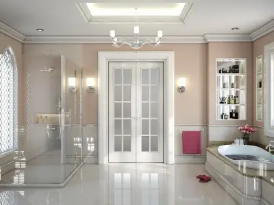 Bathroom luxury 3D model