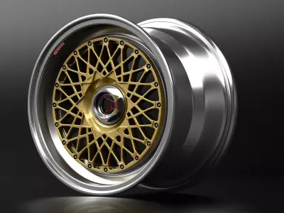 BBS E55 Racing 3D model