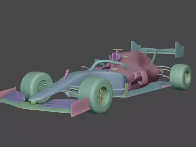 Formula 1 Inspired Car 3D model