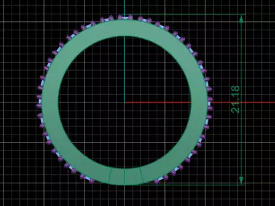 jewelry ring 340 Free 3D print model