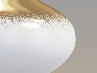 Vase17 gold and vase 3D model
