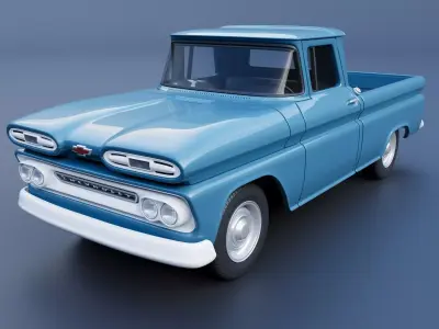 Chevrolet C10 1961  3D print model