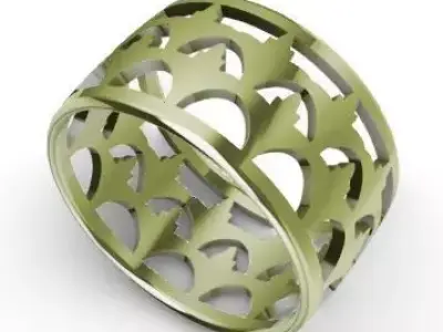 Patterned Ring 3D model Texture Texture