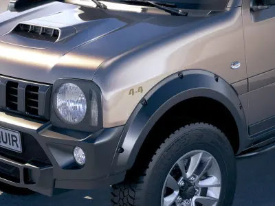 Suzuki Jimny 4Sport Desert 2018 3D model