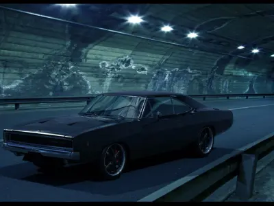 Dodge Charger RT 1968 3D model