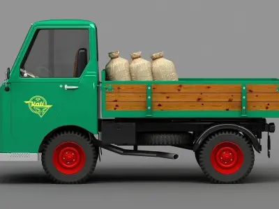 Multicar M22  1964   Kali 3D model