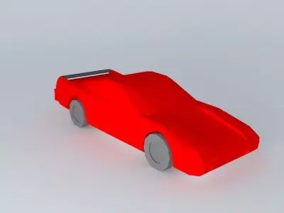 Red Sportster Free 3D model