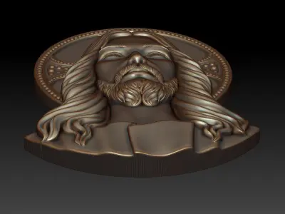 Jesus 2 head 3D print model