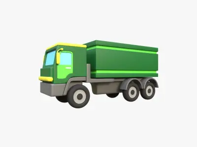 Container Truck 3D model
