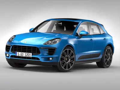 Porsche Macan S 2015 3D model