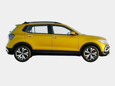 Volkswagen Taigun 2023 GT Plus Spec Low-poly 3D model